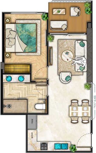 1B1 49 sqm