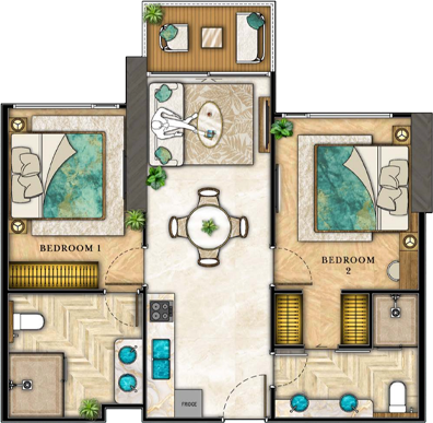 2B4 65 sqm